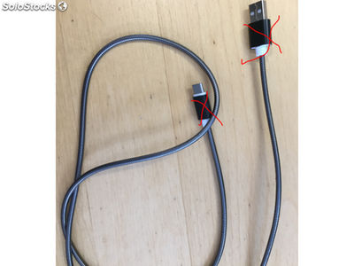 CableXpert Spiral 8-pin Charg. Cable 1 m metallic-grey cc-USB2S-amlm-1M-bg