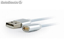 CableXpert usb 2.0 - 8-pin/MicroUSB/usb-c - Weiß cc-USB2-AMLM31-1M