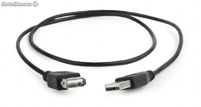 CableXpert usb 2.0 Verlängerungskabel 0,75 m cc-USB2-amaf-75CM/300-bk