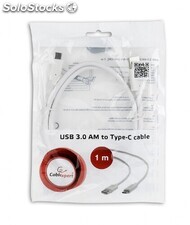 CableXpert usb 3.0 auf Type-c Kabel am/cm 1m ccp-USB3-amcm-1M-w