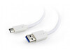 Cablexpert usb a - usb c - usb 3.2 Gen 1-600 Mbit/s - Weiß ccp-USB3-amcm