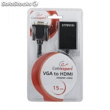 CableXpert vga auf hdmi/Audio-Adapter Schwarz a-vga-hdmi-01