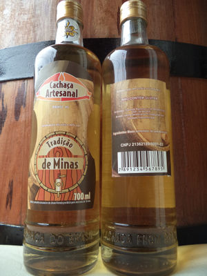 Cachaça Artesanal Tradição de Minas (Garrafa 700ml)