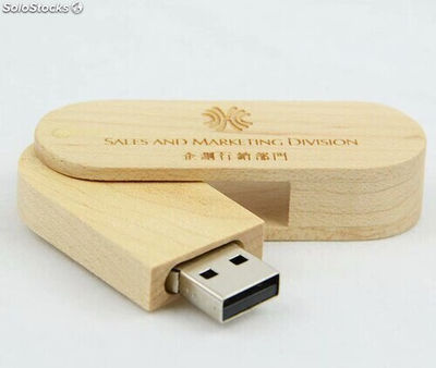 Cadeau de clé de mémoire en bois pour les couples mariés - Photo 2