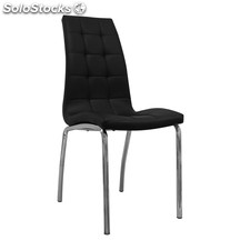 Cadeira acolchoada liam preta