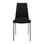 Cadeira acolchoada liam preta - 2