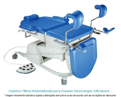 Cadeira Automatizada com acessórios para Ginecologia