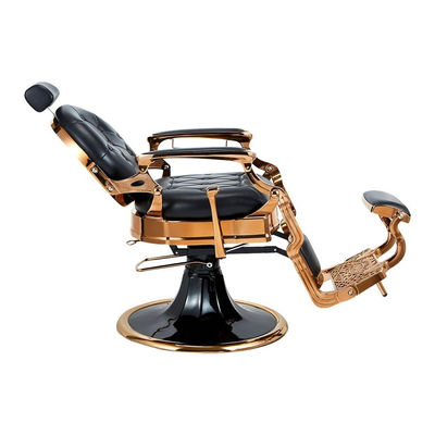 Cadeira barbeiro hidráulica clássico vintage com apoio para pés modelo Kirk RS - Foto 4