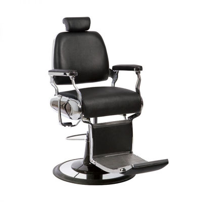 Cadeira barbeiro hidráulica reclinável braços Modelo Curle Mês da Promoção Julho