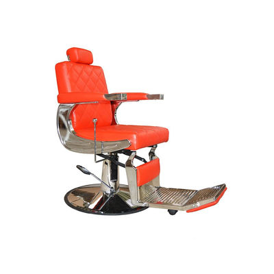 Cadeira barbeiro hidráulica reclinável e giratória apoio para os pés modelo S68R