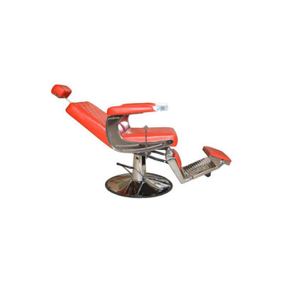 Cadeira barbeiro hidráulica reclinável e giratória apoio para os pés modelo S68R - Foto 3