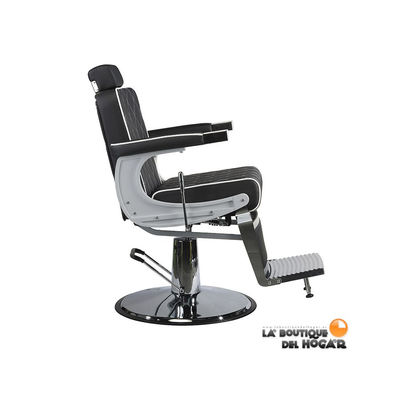 Cadeira barbeiro hidráulica reclinável giratória modelo Karl Promoção Março 2024 - Foto 2
