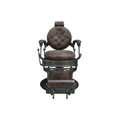 Cadeira barbeiro hidráulica vintage clássica apoio para pés modelo Stafford - Foto 2