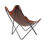 Cadeira borboleta de couro vintage BKF com armação de ferro e metal - Foto 3