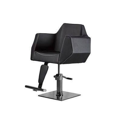 Cadeira cabeleireiro hidráulica apoio para os pés de metal modelo Ackermann Luxe