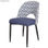 Cadeira CALIE estilo contemporâneo con estrutura de aço acabada en pintura - 1