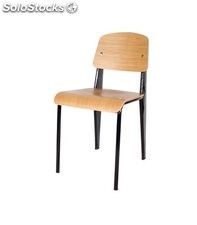 Cadeira com ferro preto