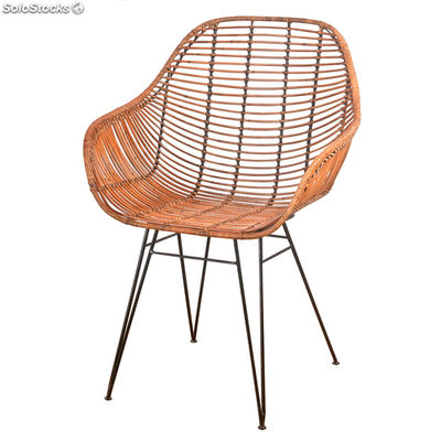Cadeira de bambu natural