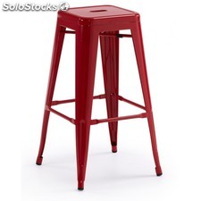 Cadeira de Bar Tolix Réplica vermelho