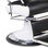 Cadeira de barbeiro estilo vintage com apoio para os pés integrado modelo Figaro - Foto 4