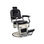 Cadeira de barbeiro estilo vintage com apoio para pés integrado modelo Dominus - 1