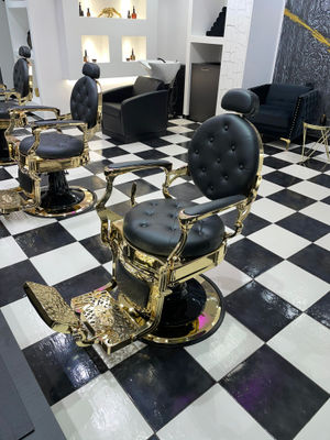 Cadeira de barbeiro Gold Original - Foto 4
