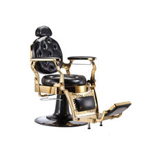 Cadeira de barbeiro hidráulica clássica estilo vintage Modelo Ancest Oro