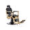 Cadeira de barbeiro hidráulica clássica estilo vintage Modelo Ancest Oro - 1
