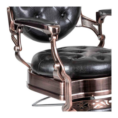 Cadeira de barbeiro hidráulica clássica estilo vintage Modelo Perfido Bronze - Foto 2