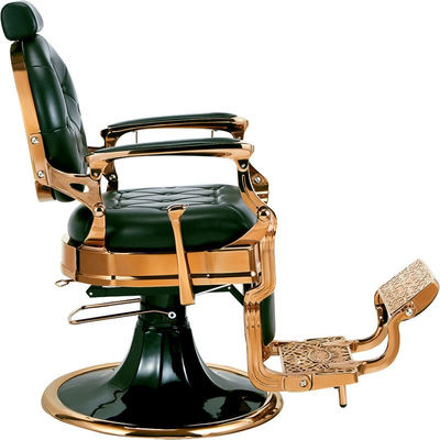 Cadeira de barbeiro hidráulica estilo retro vintage clássico Kirk GRS cobre bril - Foto 2
