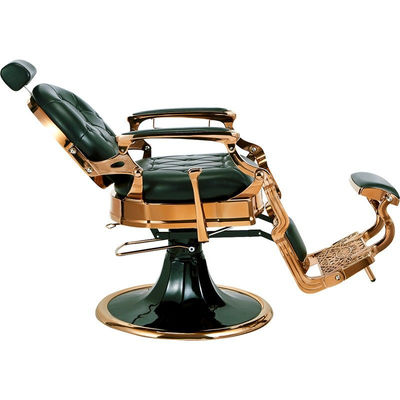 Cadeira de barbeiro hidráulica estilo retro vintage clássico Kirk GRS cobre bril - Foto 3