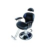 Cadeira de barbeiro hidráulica reclinável com apoio para os pés modelo unissex