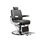 Cadeira de barbeiro hidráulica reclinável e giratória com braços modelo Gon - 1
