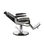Cadeira de barbeiro hidráulica reclinável e giratória com braços modelo Gon - Foto 2