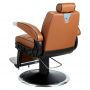 Cadeira de barbeiro hidráulica reclinável e giratória com braços modelo Hugo BR - Foto 5