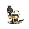 Cadeira de barbeiro hidráulica retrô clássica estilo vintage Modelo Caesar Gold