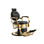 Cadeira de barbeiro hidráulica retrô clássica estilo vintage Modelo Caesar Gold - 1
