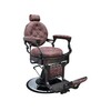 Cadeira de barbeiro hidráulica retro vintage clássico modelo Olympo marrom