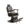Cadeira de barbeiro hidráulica vintage reclinável e giratória Modelo Vetus