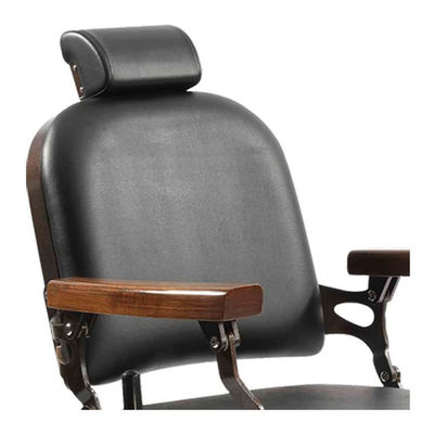 Cadeira de barbeiro hidráulica vintage reclinável e giratória Modelo Vetus - Foto 2