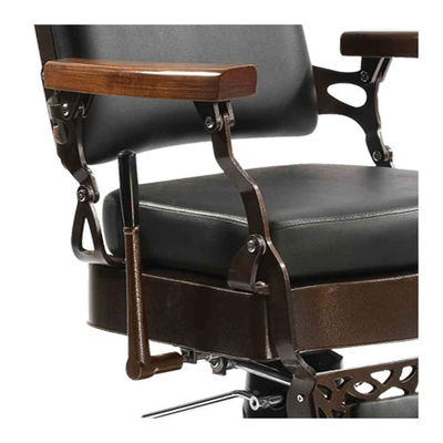 Cadeira de barbeiro hidráulica vintage reclinável e giratória Modelo Vetus - Foto 3
