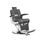 Cadeira de barbeiro reclinável e giratória com braços modelo Eurostil Vigor - - 1