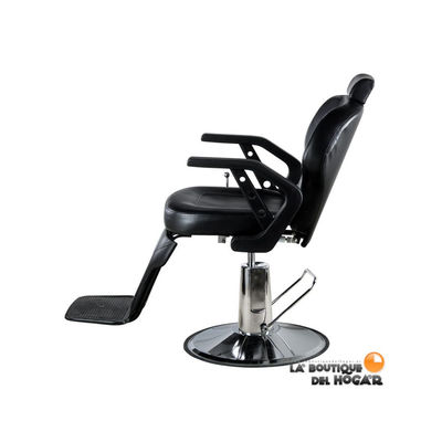 Cadeira de Barbeiro Reclinável Hidráulica com Apoio para os Pés Basic Line - Foto 3