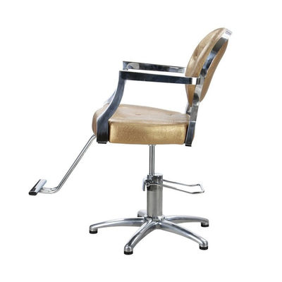Cadeira de cabeleireiro hidráulica com braços cromados Modelo Royal Luxe - Foto 5