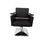 Cadeira de corte de cabeleireiro com braços de madeira Modelo LBH-06N cor preta - Foto 5