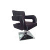 Cadeira de corte de cabeleireiro hidráulica com braços Modelo LBH-05 - Cor Preto