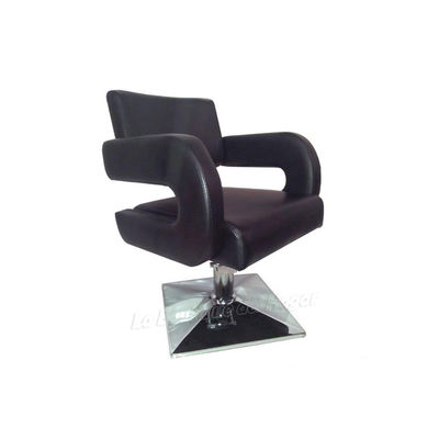 Cadeira de corte de cabeleireiro hidráulica com braços Modelo LBH-05 - Cor Preto