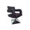 Cadeira de corte de cabeleireiro hidráulica com braços Modelo LBH-05 - Cor Preto - 1