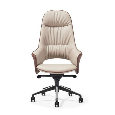 cadeira de escritório ergonômica de couro com encosto alto - Foto 2