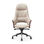 cadeira de escritório ergonômica em couro com encosto alto - Foto 3
